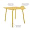 Cosco Novogratz Poolside Gossip Collection, June Outdoor/Indoor Square Dining Table, Yellow 88956YLW1E - alternate 9